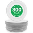 thumbnail image 1 of FFIY 6-Inch Paper Plates Uncoated, Everyday Disposable Dessert Plates 6" Paper Plate Bulk, White, 500 Count, 1 of 7
