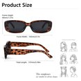 thumbnail image 5 of TINHAO Square Sunglasses for Women Men Trendy Retro Rectangle Sunglasses with Polarized UV 400 Protection Party Sunglasses, 5 of 7