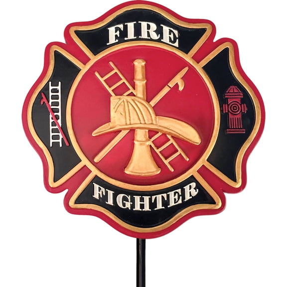 FIREFIGHTER GARDEN STAKE