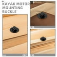 thumbnail image 3 of Tineasur 10Pcs Black Kayak Motor Mount Clip PVC Material Universal Outboard Engine Bracket, 3 of 8