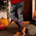thumbnail image 1 of MKLEKYY Leggings de yoga para mujer, informales, a la moda, ajustados, con cintura alta, para ejercicio, con estampado, 1 of 4
