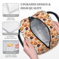 thumbnail image 3 of Salouo Hot Fresh Pizza for Insulated Lunch Bag for Women/Men - Leakproof Cooler Tote Bag Organizer - Reusable Lunch Box for Office Picnic Hiking Beach-One Size, 3 of 6