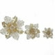 thumbnail image 2 of 12 Pieces Glitter Christmas Tree Decoration, Christmas Tree Decoration Ornament Christmas Flower Decor, Christmas Tree Pendant (Orange, 24 cm), 2 of 3