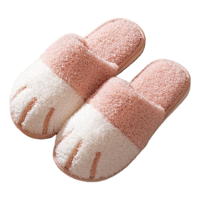 Suaves y cálidas peluches patada gato anti -Slip para sala estar