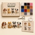 thumbnail image 6 of HaiSphere 3D Beaded Animal Kit Cute Puppy Beading Kit - Diamond Art Kits for Adults, DIY Making Kits Jewelry Craft Beads, Arts and Crafts Bead Kit Hobby Set,White, 6 of 7