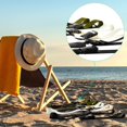 thumbnail image 3 of Correa para silla de playa, repuesto plegable, ajustable, Universal, para playa, Camping, mochila, Picnic (color fangoso) Rojo Verde MX-0130331FYD, 3 of 5