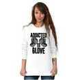 thumbnail image 4 of Addicted to Glove Fighter Athlete Long Sleeve TShirt Men Women Brisco Brands X, 4 of 6