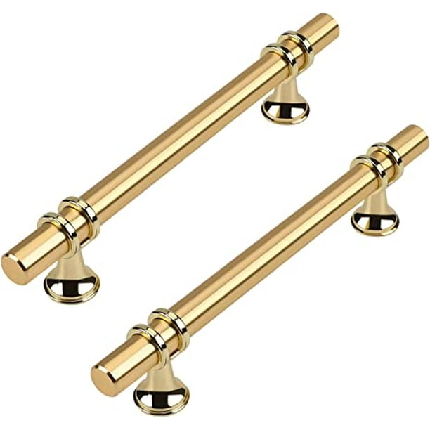 Homdiy 30Pack Gold Pulls Brushed Brass Hardware Handles