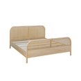 thumbnail image 2 of Brant House 63x83" Modern Wood/Rattan Breeze Queen Size Bed in Natural, 2 of 4