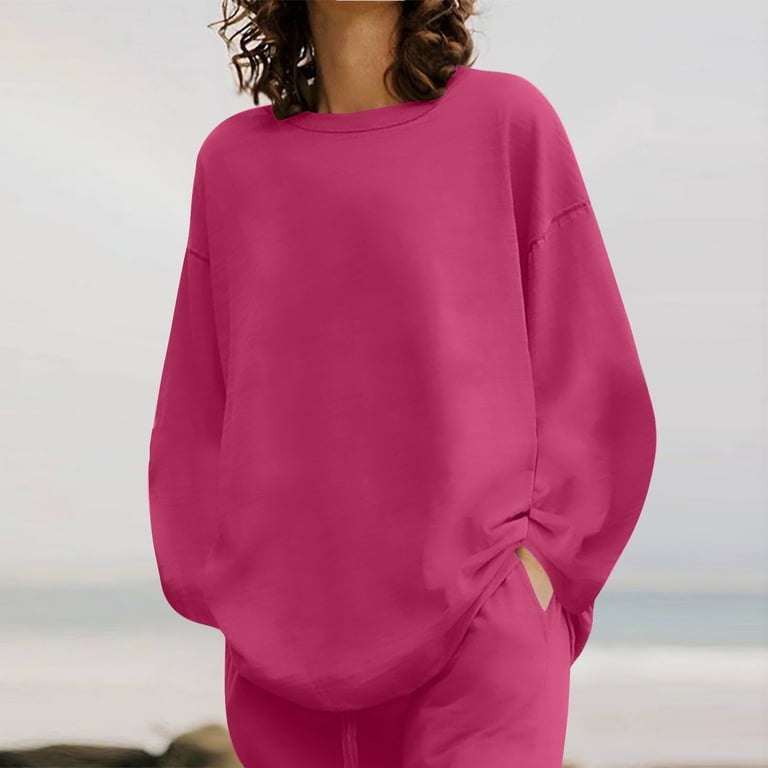 2 Piece Sets for Women Summer Long Sleeve Cotton Linen Set