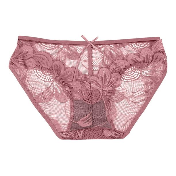 Gibobby Calzones para mujer sexy Tangas sexis para mujer bragas de encaje ropa interior con de perlas calzoncillos con espalda en T bragas de Bikini sexis Rosa Talla unica Bodega Aurrera en linea