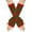 Red, variant on YAYUBA Winter Gloves Women,Winter Striped Convertible Fingerless Mittens Touchscreen Texting Warm Knitted Gloves for Cold Weather Outdoor Activities,Yellow