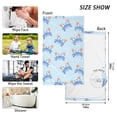 thumbnail image 2 of Crab Pattern Bath Towel 100% Cotton Soft Thick High Absorbency Hand Face Towel Single Pack 16x28in, 2 of 7