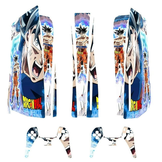 Adhesive Skin - Compatible for PS5 - Cover to customize the Console - Removable Vinyl Film - Matte Satin HD Quality (Disk, Dragon ball)