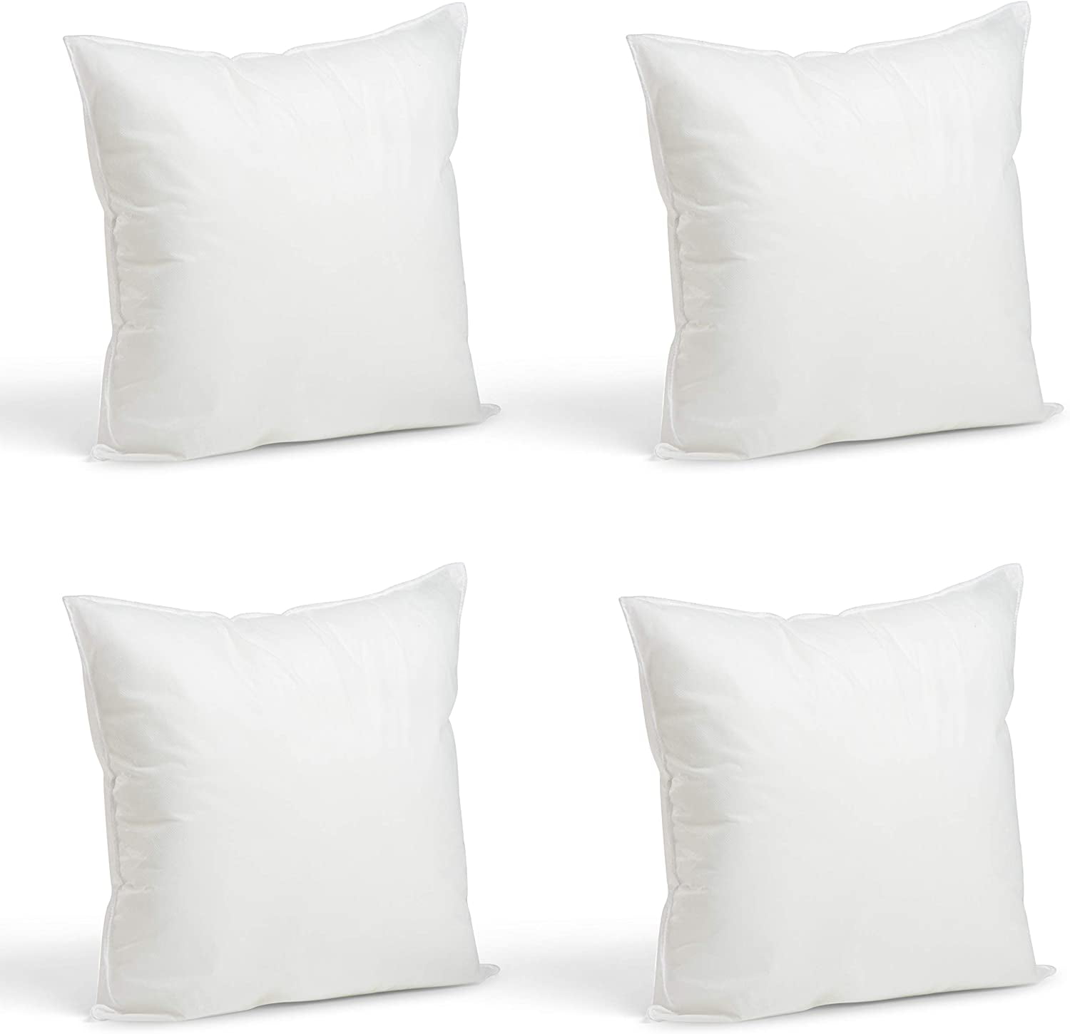 Foamily Premium Hypoallergenic Stuffer Pillow Insert Sham Square Form Polyester 26 L X 26 W Standard/White 
