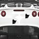 thumbnail image 4 of 2 uds gato asomándose silueta coche pegatina calcomanía gato negro coche ventana calcomanía impermeable autoadhesivo coche TUNC Sencillez, 4 of 4