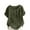 Army Green, variant on Tops for Women Plus Size Round Neck Print Short Sleeve Button T-shirt Blouse Army Green L