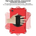 thumbnail image 4 of Fire 7 Tablet Case For Kids with Adjustable Shoulder Strap, Dteck 360 Rotating Stand Full Body Shockproof Protective Case Cover with Hand Strap for Kindle Fire 7 (2015/2017/2019), Red, 4 of 7