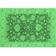 thumbnail image 1 of Ahgly Company Indoor Rectangle Abstract Emerald Green Modern Area Rugs, 4' x 6', 1 of 4