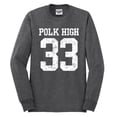 thumbnail image 2 of Wild Bobby, Polk High Bundy 33 Married with Children Fan, Pop Culture, Men Long Sleeve Shirt, Heather Black, 3X-Large, 2 of 4