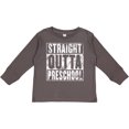 thumbnail image 3 of Inktastic Straight Outta Preschool Boys or Girls Long Sleeve Toddler T-Shirt, 3 of 5