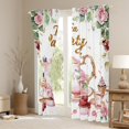 thumbnail image 3 of Manfei Floral Teacups Teapot Black Out Curtains for Teens Adults,Rose Cupcake Fruit Curtains Pack of 2 (42x63 Each),Vintage Tea Party Bedroom Curtains,Ultra Soft Home Decor, 3 of 6