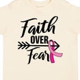 thumbnail image 4 of Inktastic Breast Cancer Awareness Faith over Fear with Pink Ribbon and Arrow Girls Toddler T-Shirt, 4 of 5