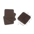 thumbnail image 2 of 4PC Square Genuine Leather Coasters Tan, 2 of 3