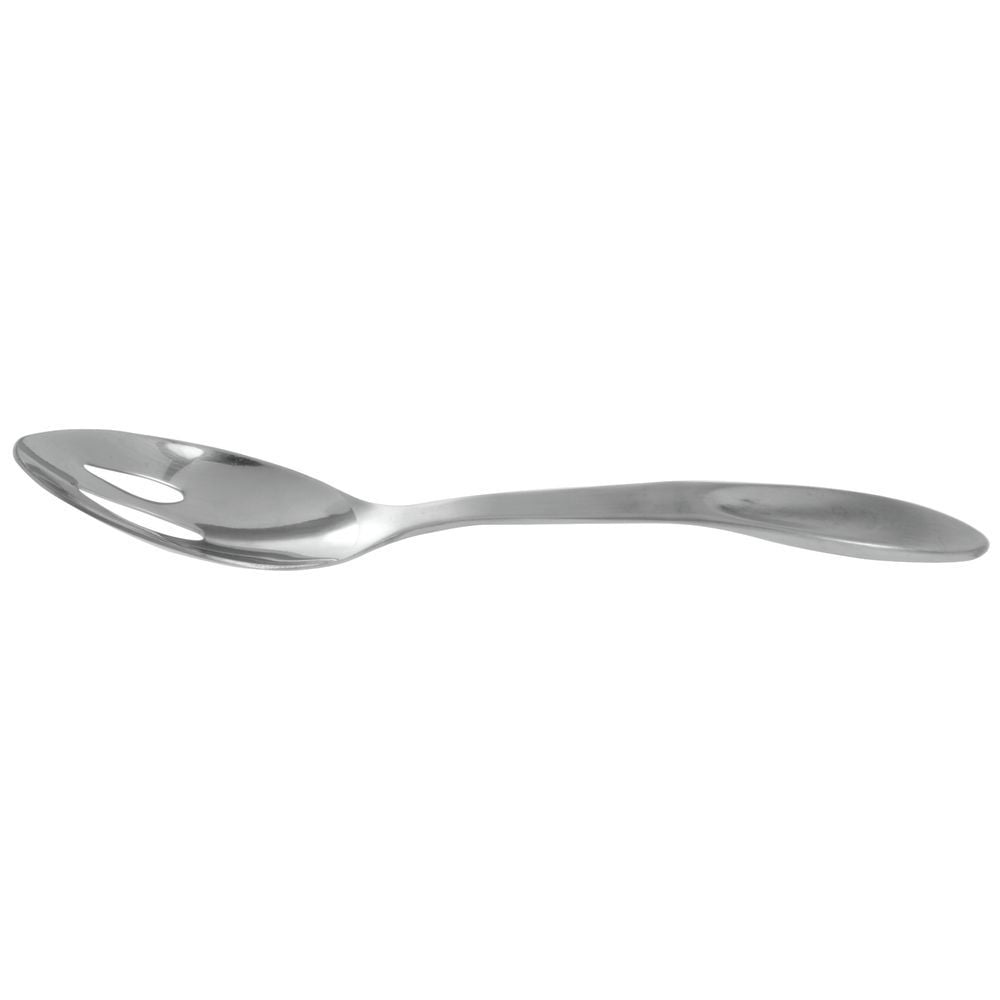 HUBERT Slotted Serving Spoon ShortHandle Stainless Steel 9"L