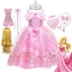thumbnail image 2 of Disfraz de la Bella Durmiente para niñas, disfraz de princesa Aurora, regalo de Navidad, 2023 Fivean unisex, 2 of 2