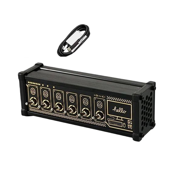 Kokiya Portable 6 Port USB Hub Accessories Notebook Lightweight with Individual Control Classic