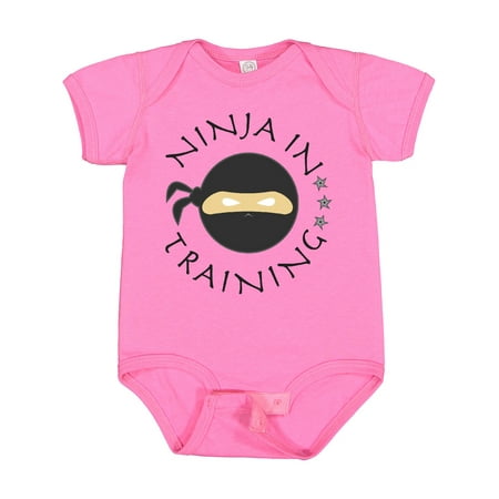 

Inktastic Ninja in Training Gift Baby Boy or Baby Girl Bodysuit
