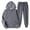 15# Dark Gray, variant on Boy's Girl's Trendy Dance Sweatsuits 2 Piece Kids Sports Hoodie Sweatshirts and Jogger Trackpants Running Exercise Set 2-13Y,Yellow 2-3 Years