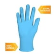 thumbnail image 3 of Ansell 54187 4 mil Thick 9.5 in. Long Powder-Free G10 Comfort Plus Blue Nitrile Gloves - Medium, Light Blue (100/Box), 3 of 6