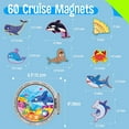 thumbnail image 2 of 61PCS Large Door Magnets, Today's Forecast Cruising with a Chance of Drinking, Magnetic Waterproof Navigation Boat Anchor Ship Car Decors for Refrigerator, Carnival Cruise Party, 2 of 10