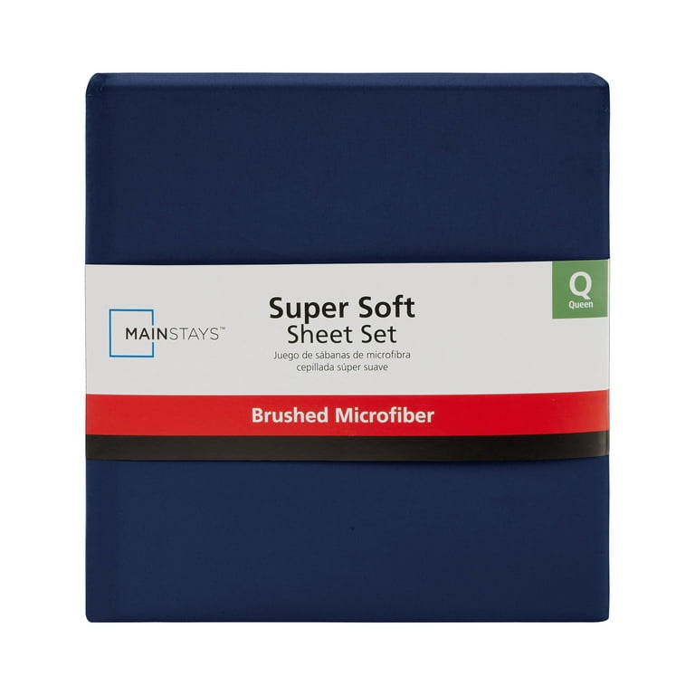 Mainstays Super Soft High Quality Brushed Microfiber Bed Sheet Set