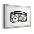 thumbnail image 2 of Boombox Sketch Premium Framed Print - Ready to Hang, 2 of 8