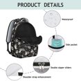 thumbnail image 4 of Merle Australian Shepherd and Dog Paw Backpack for School, Cute School Bag with Adjustable Shoulder Straps and Padded Back, 15.3"x11"x7.1", 4 of 5