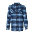 thumbnail image 2 of Burnside Women�'s Yarn-Dyed Long Sleeve Flannel Shirt, 2 of 3