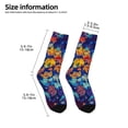 thumbnail image 2 of Uemuo Colorful Fall Leaves Printed Kids Boys Socks Seamless Crew Socks Crazy Funny Athletic Sport Socks for Children, 2 of 6