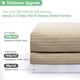 thumbnail image 3 of Dynamene Cortina de ducha de 60 pulgadas – Cortinas de ducha de tela gruesa resistente con tejido tipo gofre para baño, juego de cortinas de baño de tela de lujo con 10 ganchos de plástico de 60 x 72,, 3 of 5