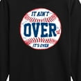 thumbnail image 3 of Instant Message - It Ain't Over Baseball - Kids Long Sleeve Tee, 3 of 6
