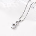 thumbnail image 6 of Infinity Urn Pendant Necklace for Ashes Holder Memorial Keepsake, Cremation Jewelry for Human/Pet, 6 of 9