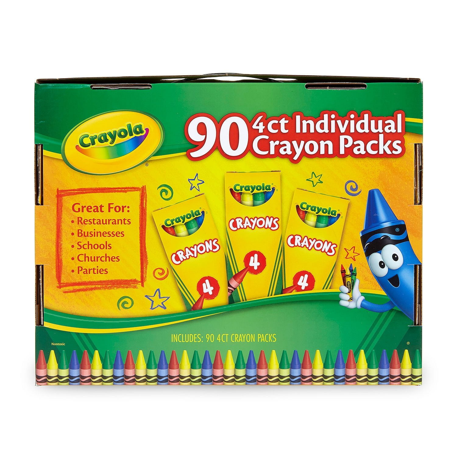 10 Crayola 4ct individual Crayon Packs Crayola Party Favors School Supplies 