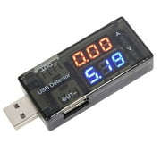 USB Detector Digital Multimeter Meter Power Tester Current Voltage Battery Monitor with LED Display for Power Bank