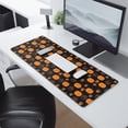 thumbnail image 2 of Long Mouse Pads for Desk,Halloween Pumpkin Paw Pattern Desk Mats on Top Of Desks, Desk Mouse Pad Extra Large with 3mm Non-Slip Base and Stitched Edge for Gaming,Office,Work,Home 31.5x11.8in, 2 of 5