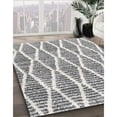 thumbnail image 3 of Ahgly Company Machine Washable Indoor Round Contemporary Dark White Beige Area Rugs, 8' Round, 3 of 7