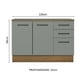 thumbnail image 2 of Gabinete Bajo Cocina Madesa Agata 120cm Con Encimera MG, 2 of 5