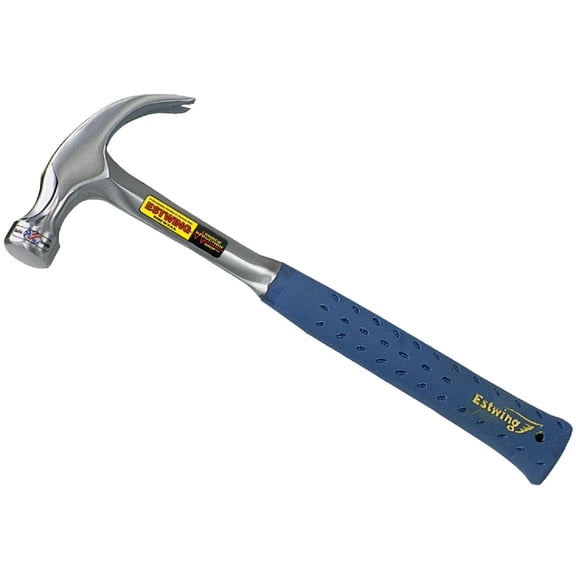 Estwing Claw Hammer E3-16S Straight - 16 oz Head - Steel Handle
