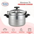 thumbnail image 5 of Imperial Home 7.40 qt Aluminum Stovetop Pressure Cooker, 5 of 8